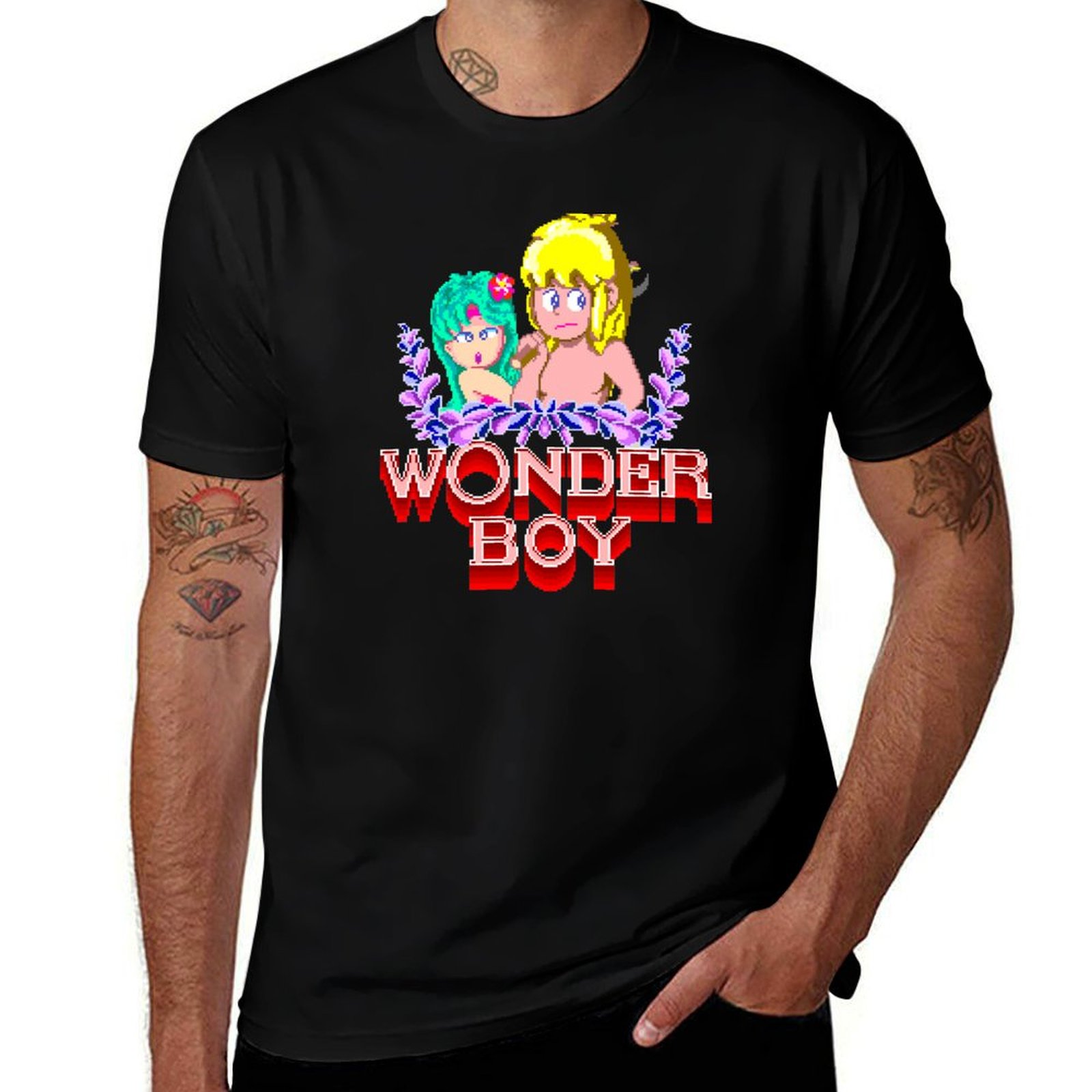 Wonder Boy Arcade - Pixel Art  - đánh giá và giá Esports Gaming T Shirt