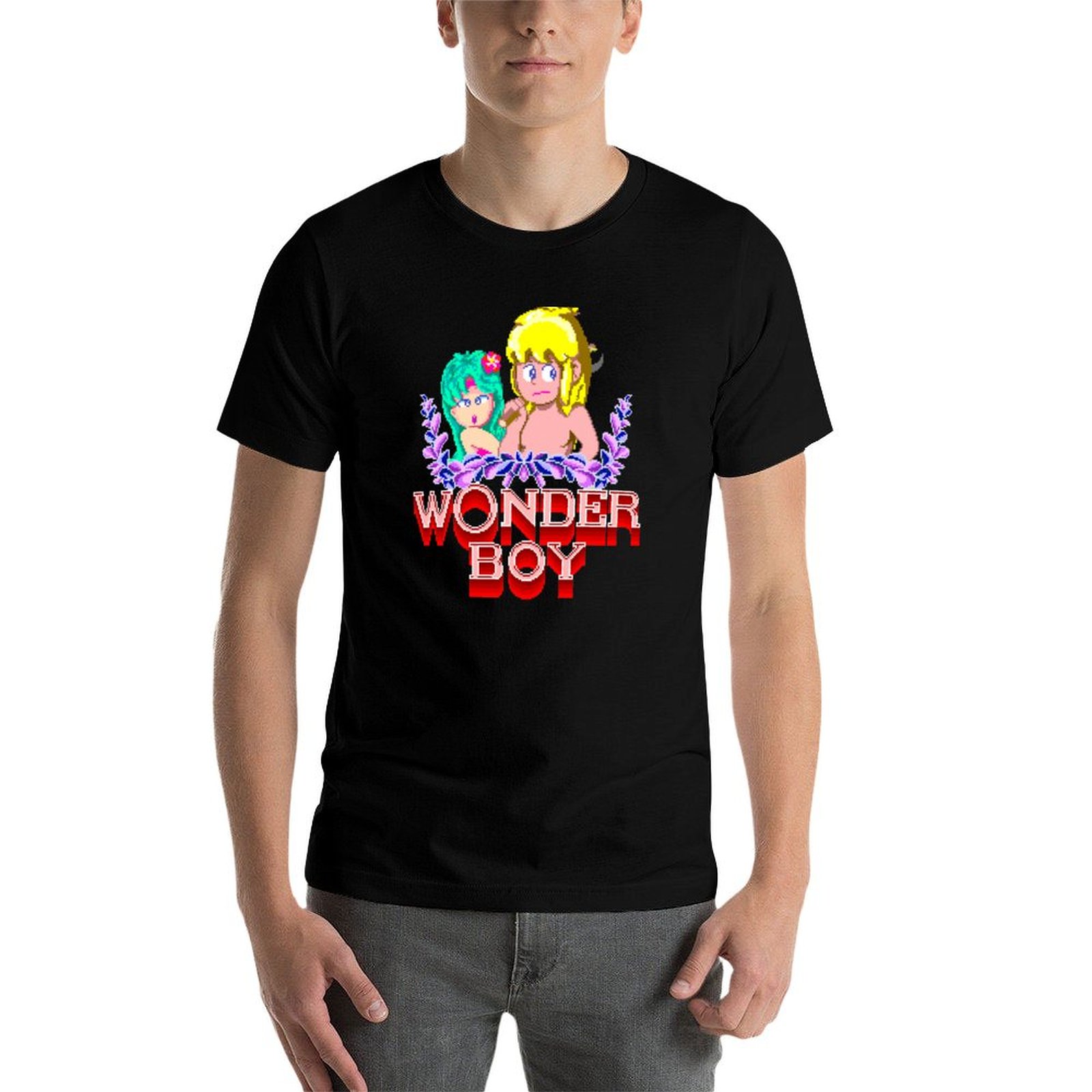 Wonder Boy Arcade - Pixel Art  - đánh giá và giá Esports Gaming T Shirt