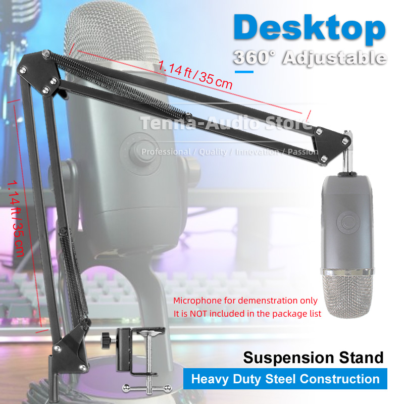Máy Tính Để Bàn Kẹp Treo Mic B - đánh giá và giá Microphone Arm Boom