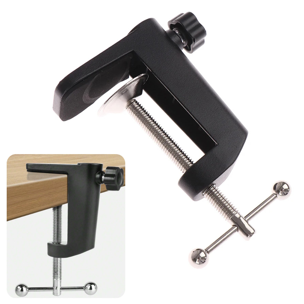 C-Shaped Clip Desk Table Mount - đánh giá và giá Microphone Arm Boom