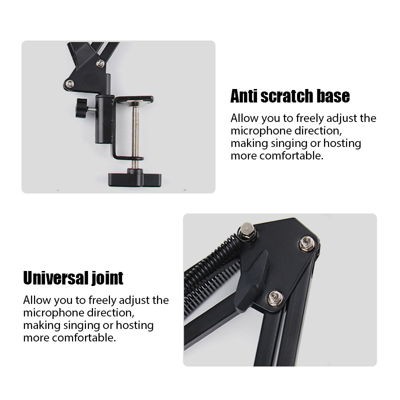 Adjustable Microphone Stand De - đánh giá và giá Microphone Arm Boom